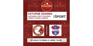 POZVÁNKA NA FUTBAL: 21.4.2026 o 16.30h!